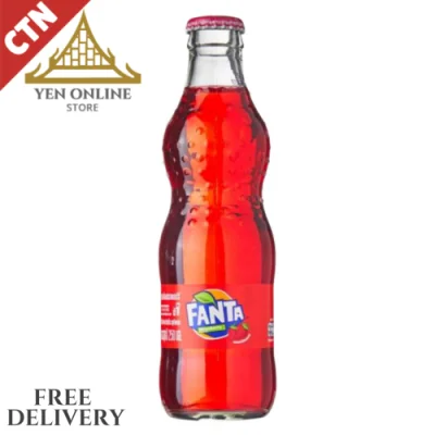Fanta Red Soft Drink Glass Bottle 12x250ML