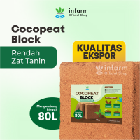 INFARM - Media Tanam Cocopeat Block 5 KG Halus dan Mengembang