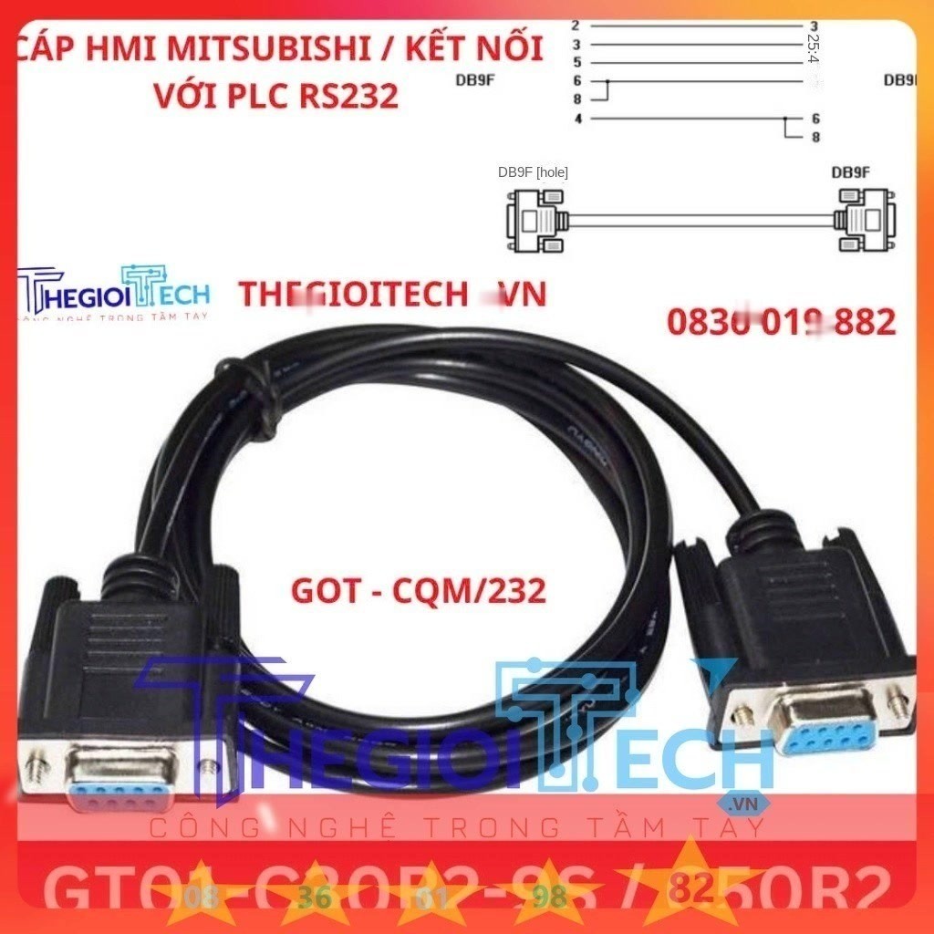 Cáp Kết Nối Màn Hình Cảm Ứng (3M) - iE MT với PLC S7-200