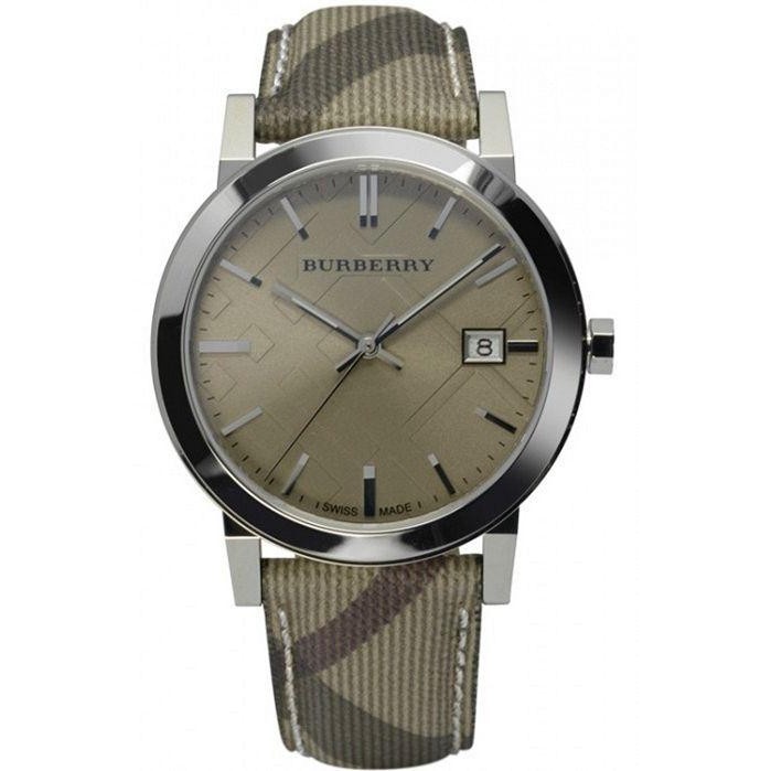 burberry mens watch leather band