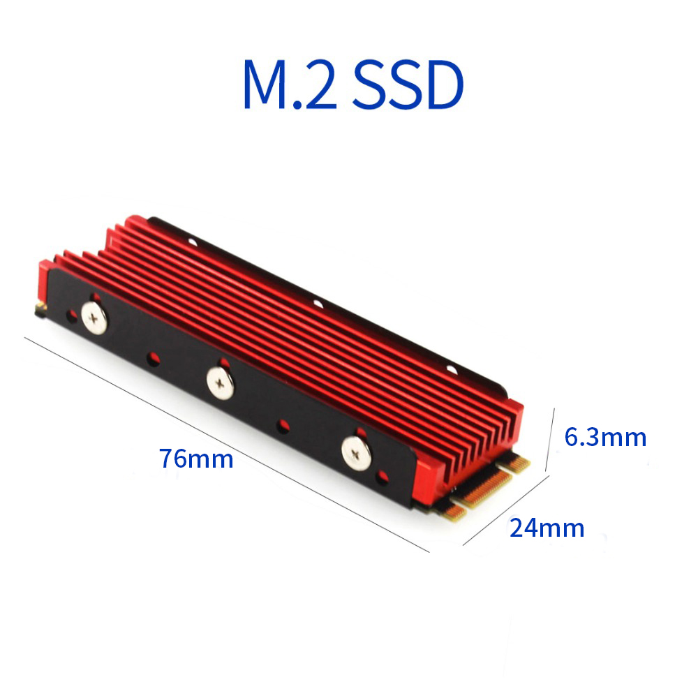 【Customizable】 Cool Warship for NVME for NGFF M.2 Heatsink Aluminum Sheet Thermal Conductivity Silic