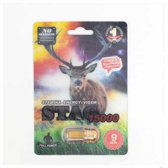 Viên uống hỗ trợ tăng sinh lý, cương dương bổ thận cao cấp - Stag 15000 | Gian hàng chính hãng