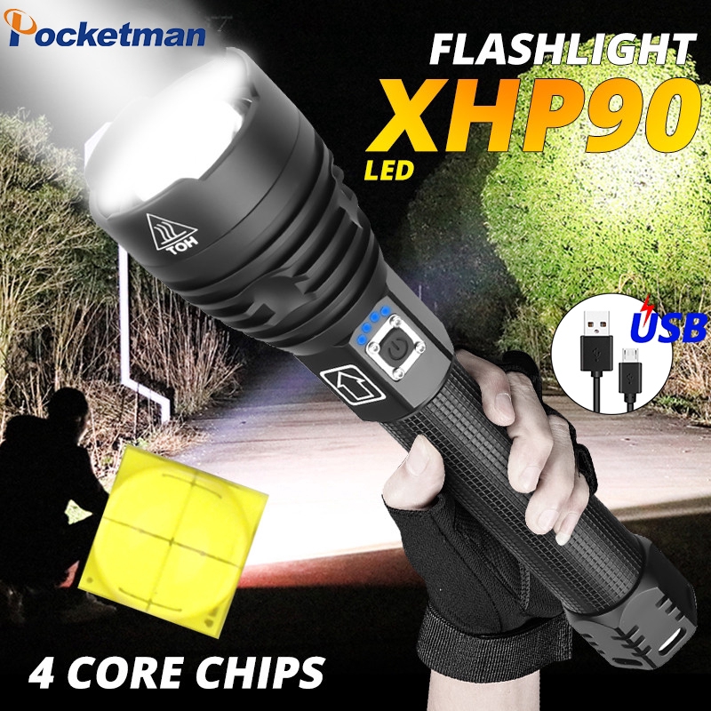 high lumen led flashlight xhp90