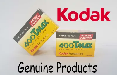 Kodak TMAX 400 B/W Film 35mm-36 - 2 rolls