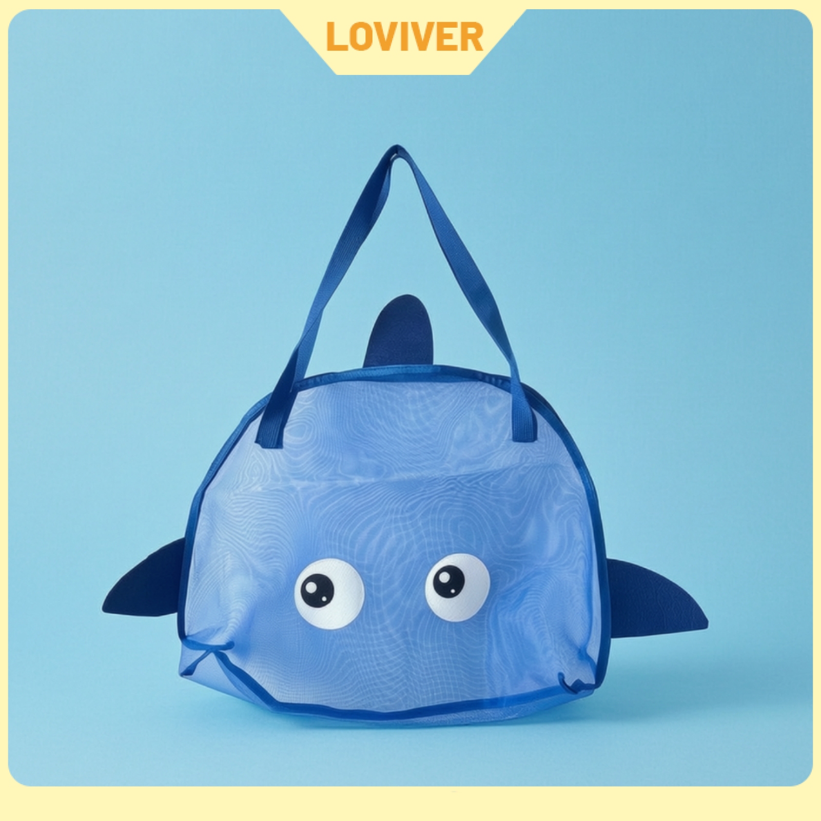 LOVIVER Sand Away Whale Beach Bag Lightweight Mesh Beach Bag Breathable Mesh Toy Organizer Foldable for Toddlers, Sandbox ราคา 2,998 บาท*ส่งฟรี