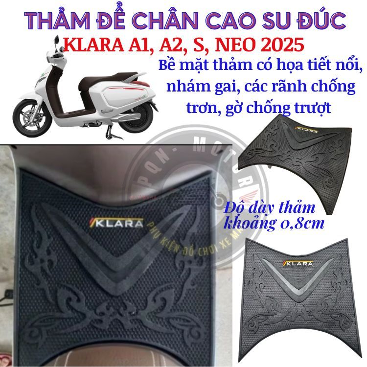 Thảm KLARA, Gương Gù CRG Chân Kiểu 744 Cho Xe Điện Vinfast KLARA A1, A2, S Các Phiên Bản 2018 - 2024