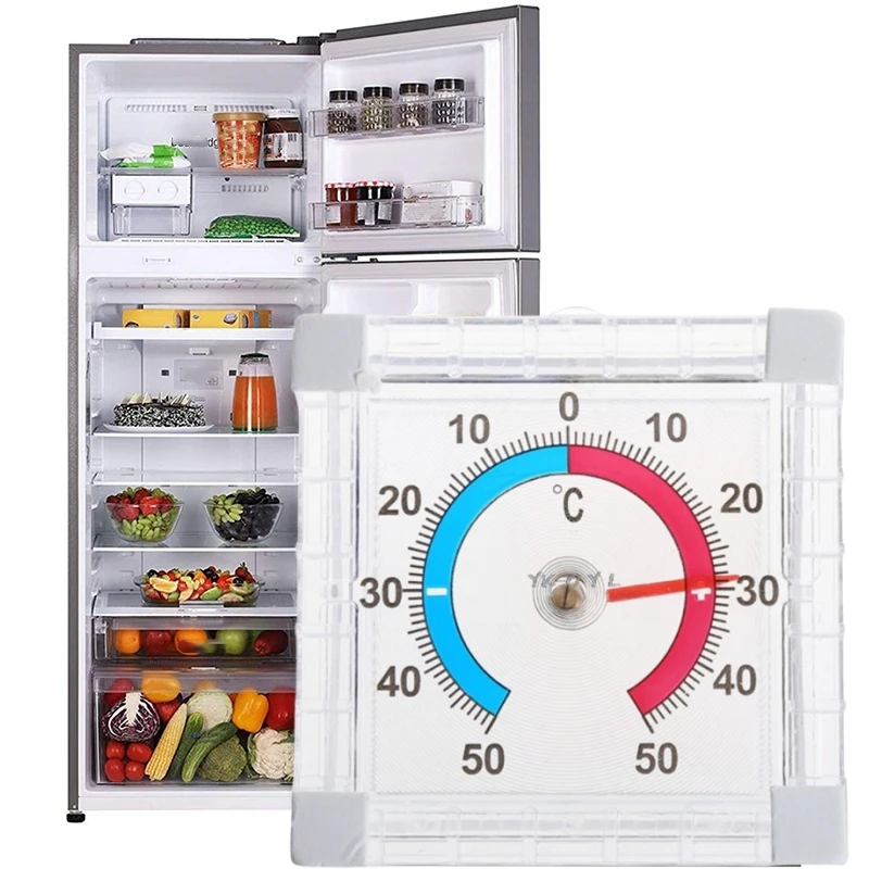 （Lin enough） New Hot Sale Temperature Thermometer Window Indoor Outdoor Wall Garden Home Graduated D