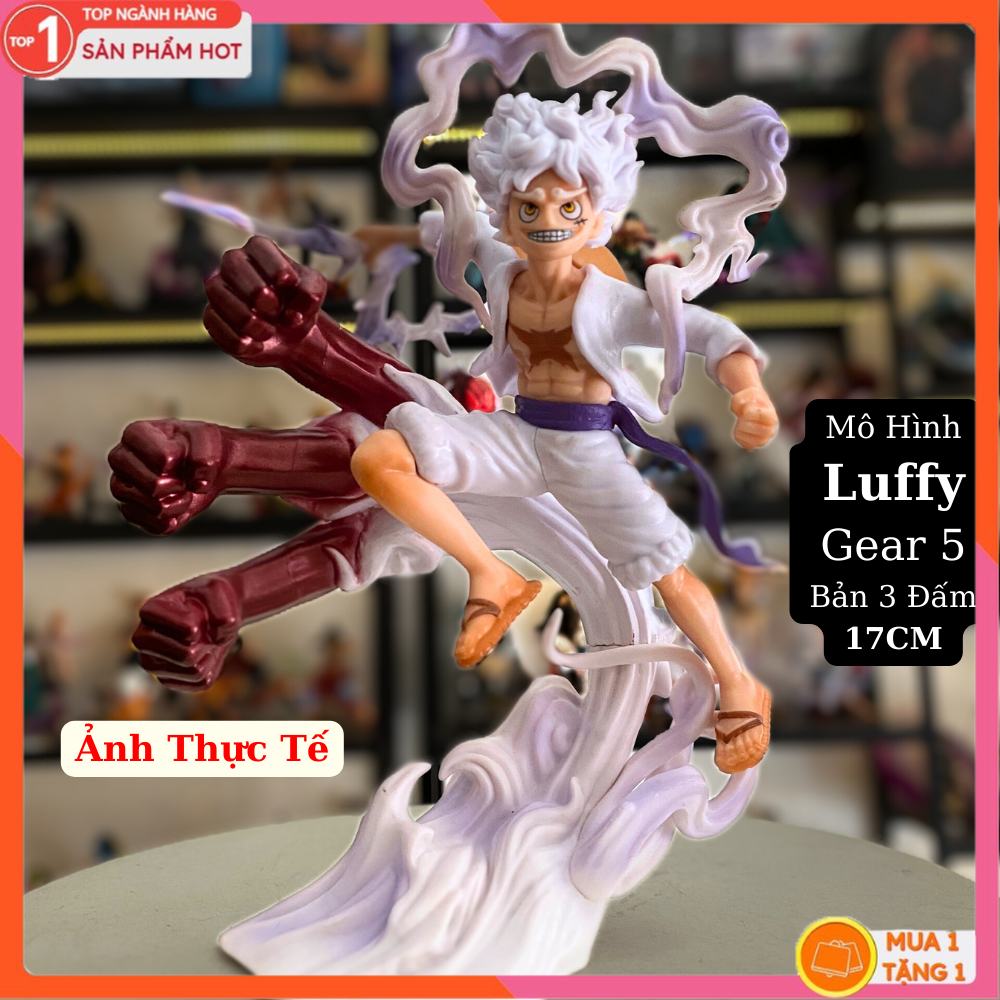 Mô Hình Luffy Gear 5 Bản 3 Đấm 17cm Mô hình One Piece Figure Mô Hình Anmie One Piece Luffy Vua Hải Tặc