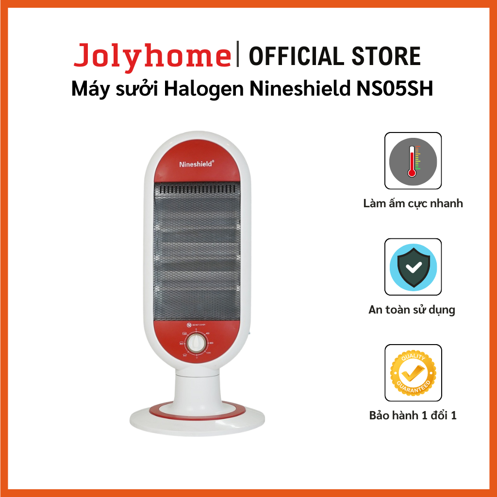 Máy sưởi Halogen Nineshield NS05SH - Jolyhome