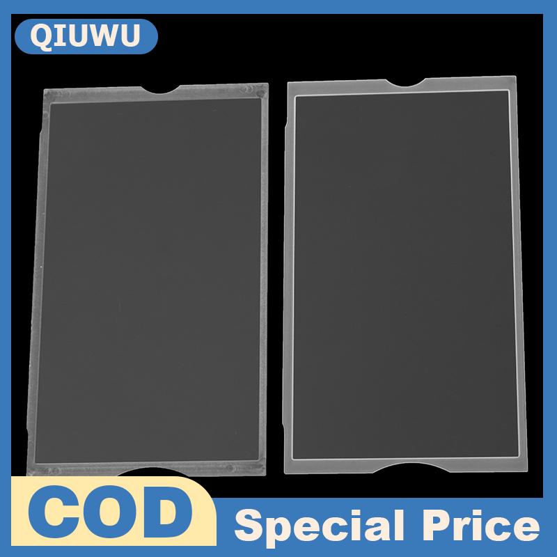 QIUWU สำหรับ PSP 1000 2000 3000หน้าจอ LCD กระจกพลาสติกกระจกหน้าจอฝาครอบป้องกันเคสด้านหน้าอุปกรณ์เสริมสำหรับเกม ราคา 29 บาท*ส่งฟรี