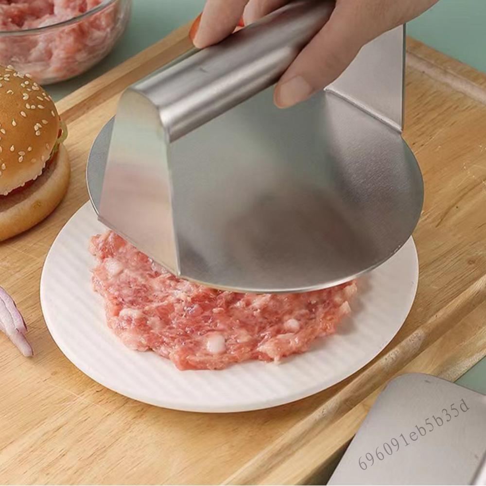 สแตนเลสสตีลปรับ Burger Press-แบบพกพา Patty Maker สำหรับ Camping BBQ ราคา 60,101 บาท*ส่งฟรี