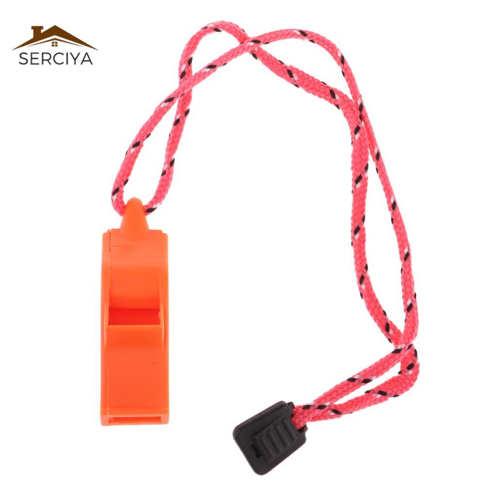 Serciya Portable Plastic High Decibel Safety Outdoor Hiking Camping