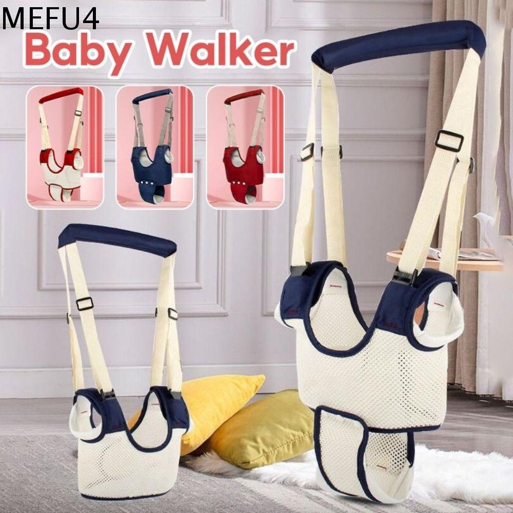 MEFU4 Thiết kế thoáng khí Dây đai tập đi cho bé Dây đeo có thể điều chỉnh Tay cầm cầm tay Dây đeo cho xe tập đi cho trẻ nhỏ Di động Chống Rơi Dây Dẫn An Toàn Cho Trẻ Em Bé học đi bộ