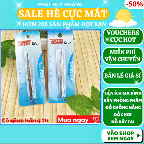 Combo 2 cây nhíp loại tốt hiệu Trim giá rẻ ✓Nhíp gắp mụn ✓Nhíp gắp linh kiện  ✓nhíp nối mi  ✓nhíp nhổ râu  ✓nhíp nhổ lông   ✓ Phát Huy Hoàng