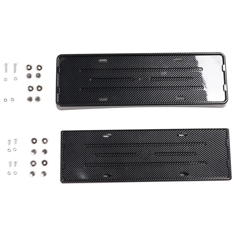 For Model 3 2024 Car License Plate Frame, Front+Rear License Plate Holder Accessories
