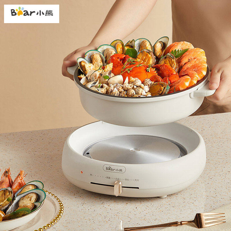 Bear 1600W Mandarin Duck Pot Electric Hot Pot Multifunctional