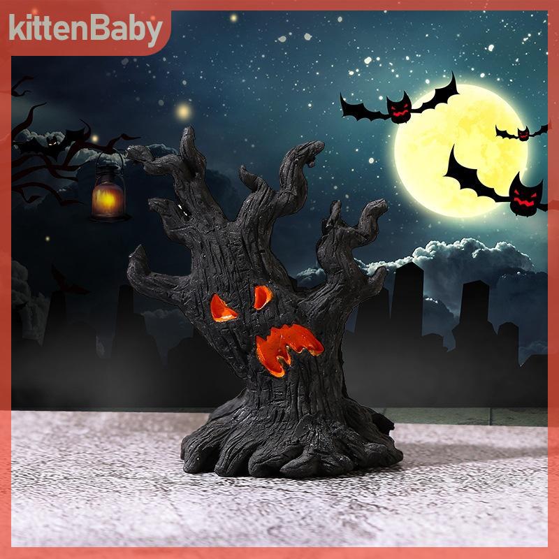 kittenBaby ของตกแต่งสวนขนาดเล็กลายฮาโลวีนรูปทรงแห้งของตกแต่งบ้านงานฝีมือเรซิ่นสำหรับปาร์ตี้ฮาโลวีนสร้างบรรยากาศสยองขวัญ ราคา 22 บาท*ส่งฟรี