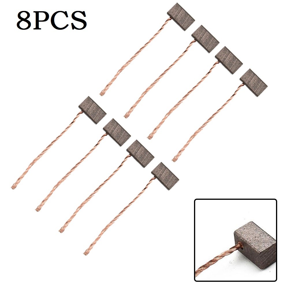 【Homeland】 bền lâu 6x6x10mm bàn chải carbon cho động cơ làm mới chức năng động cơ