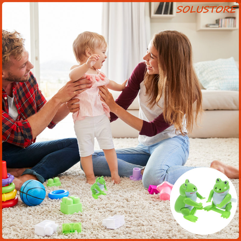 2pcs đồng hồ ếch đồ chơi ếch ếch đồ chơi đồ chơi đồ chơi đồ chơi mới lạ