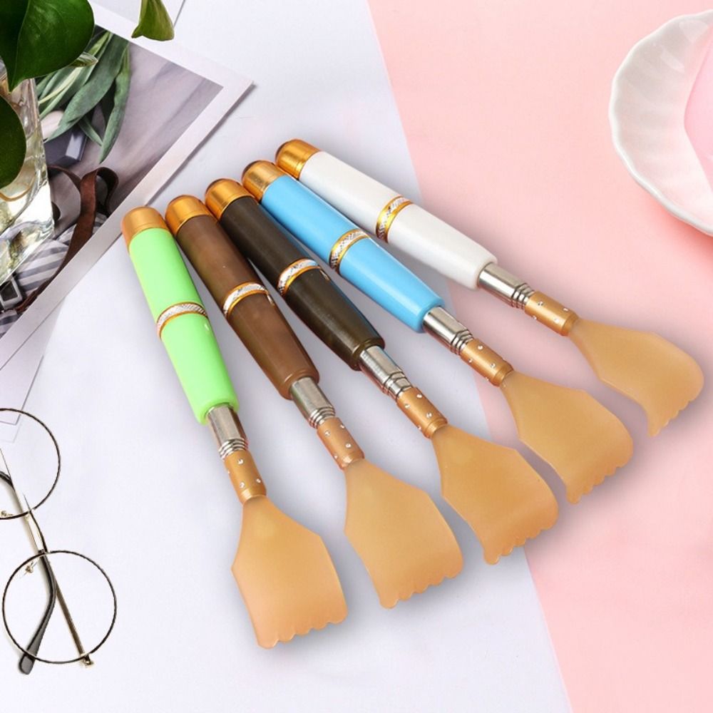 TCBSC8183 Tickle Sừng ve Có thể thu vào Chăm sóc sức khỏe Đồ tạo tác cào Di động Dụng cụ mát-xa Bàn chân mát xa