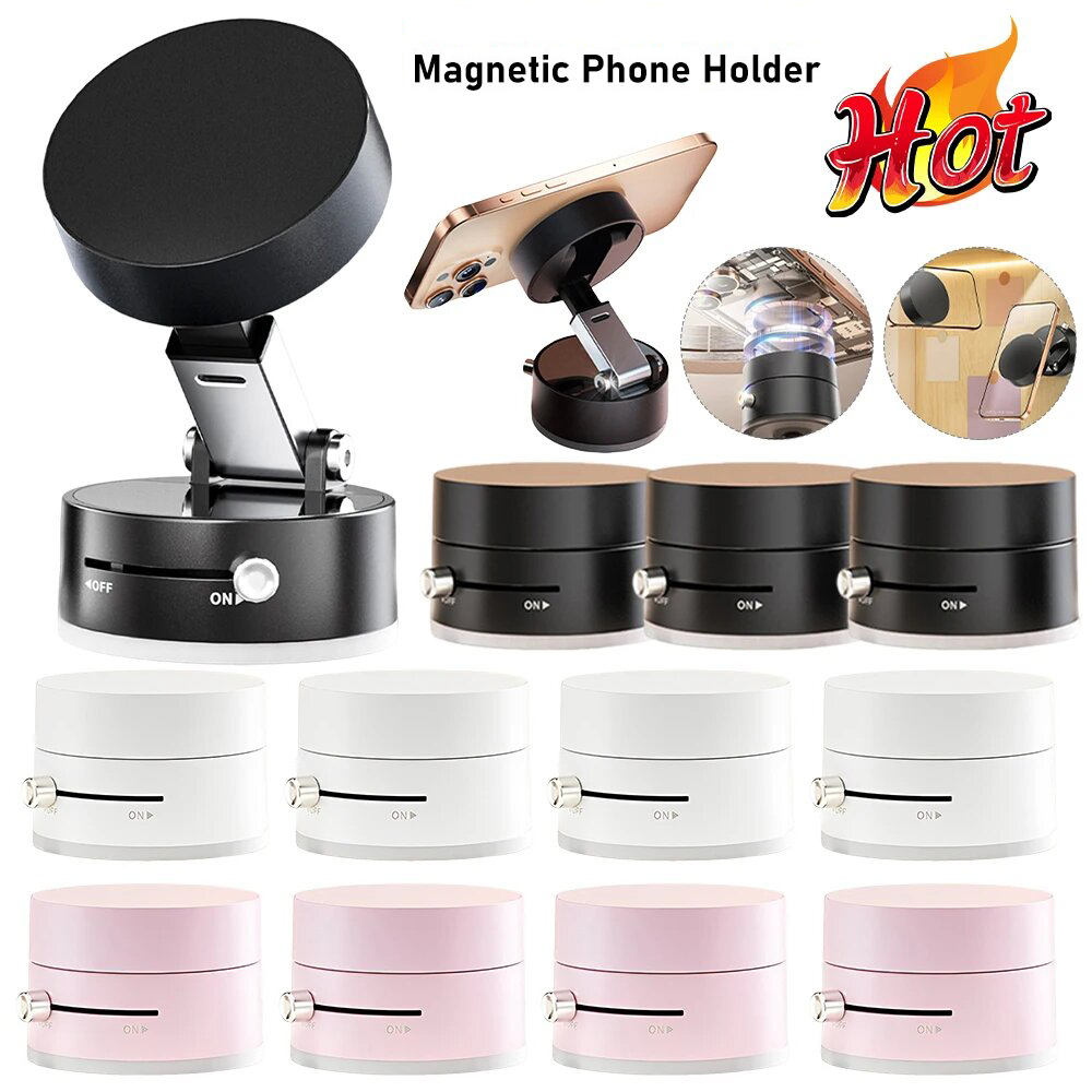 【Pphha chân không núm hút cao su Giá để điện thoại 360 ° điều hướng không có khung tay điều chỉnh Giá đỡ điện thoại Phụ kiện nội thất xe ô tô