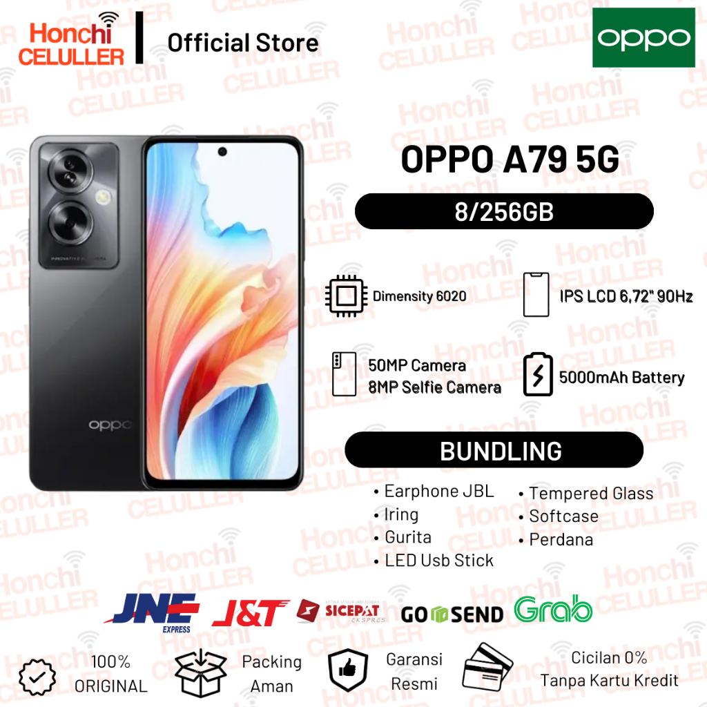 OPPO A79 5G 8/256GB Garansi Resmi Indonesia Harga  3,849,000 rupiah*Gratis Ongkir