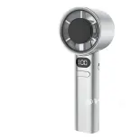 VINTLOOK Quạt cầm tay sạc USB có màn hình kỹ thuật số, quạt turbo tốc độ cao làm mát mạnh mẽ