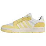 Adidas ENTRAP Textile, Synthetic Leather, Split Cow Leather Low top Skateboard Shoes Unisex White Yellow-KH8207