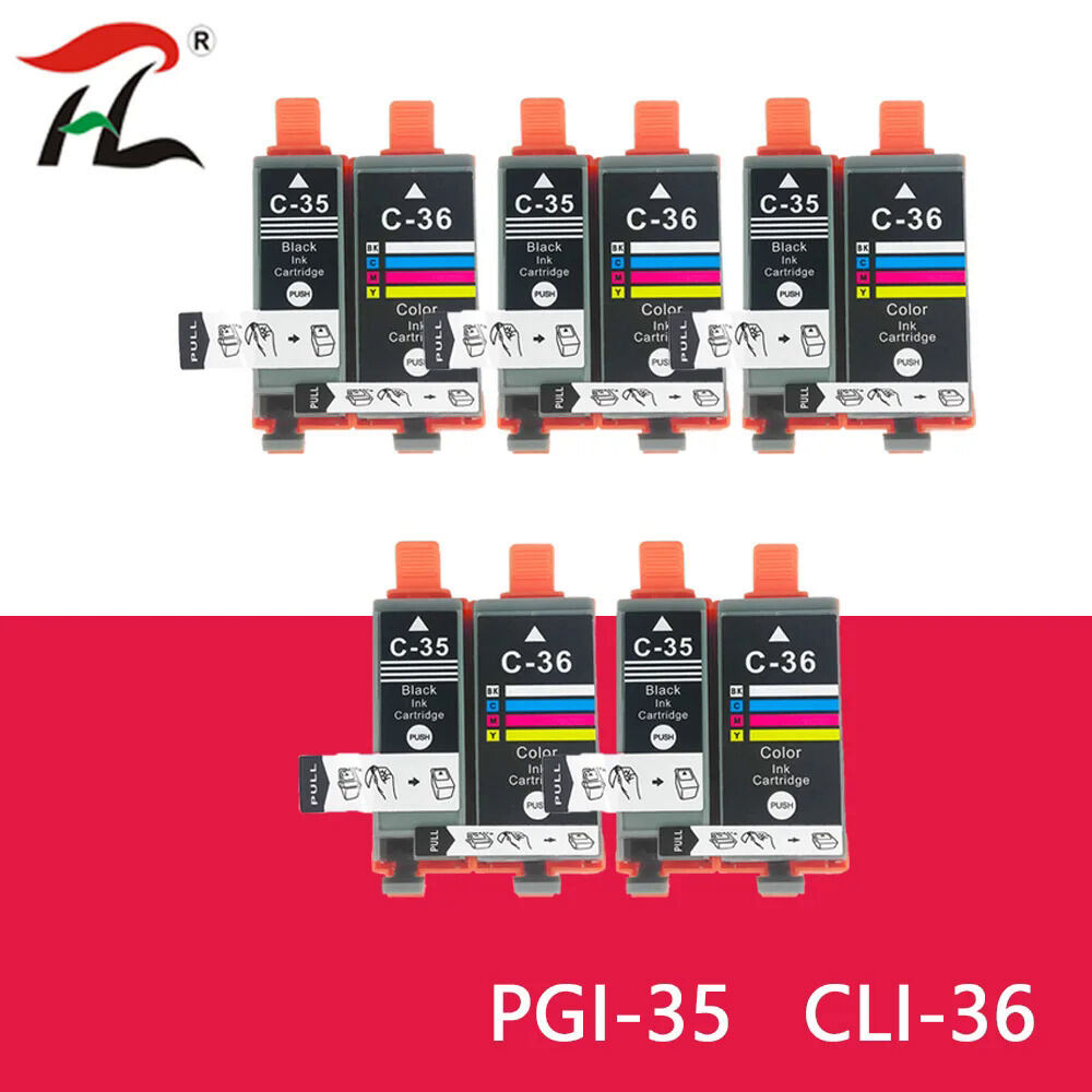 PGI-35 pgi35 CLI-36 cli36 màu tương thích máy in hộp mực cho Canon Pixma IP100 iP110 ip100b TR150 máy in