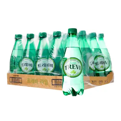 LOTTE Trevi Sparkling Water Lime - Case (20 x 500ml)