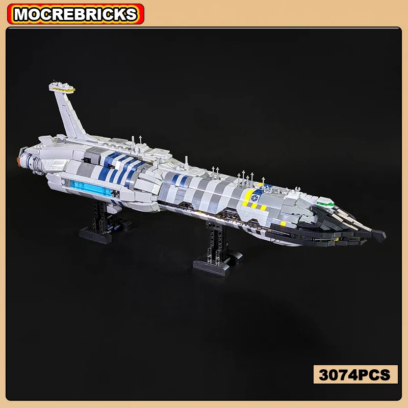 Space Movie UCS Series Stealth Hand Star Battleship Providence Lớp Dreadnought Mô hình khối Đồ chơi 