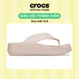 Dép xỏ ngón Nữ Crocs Getaway Platform - Quartz - 209410-6UR