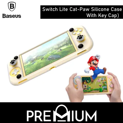 BASEUS SW Lite Cat-Paw Silicone Shockproof Shock Proof Case With Key Cap For Nintendo Switch Lite