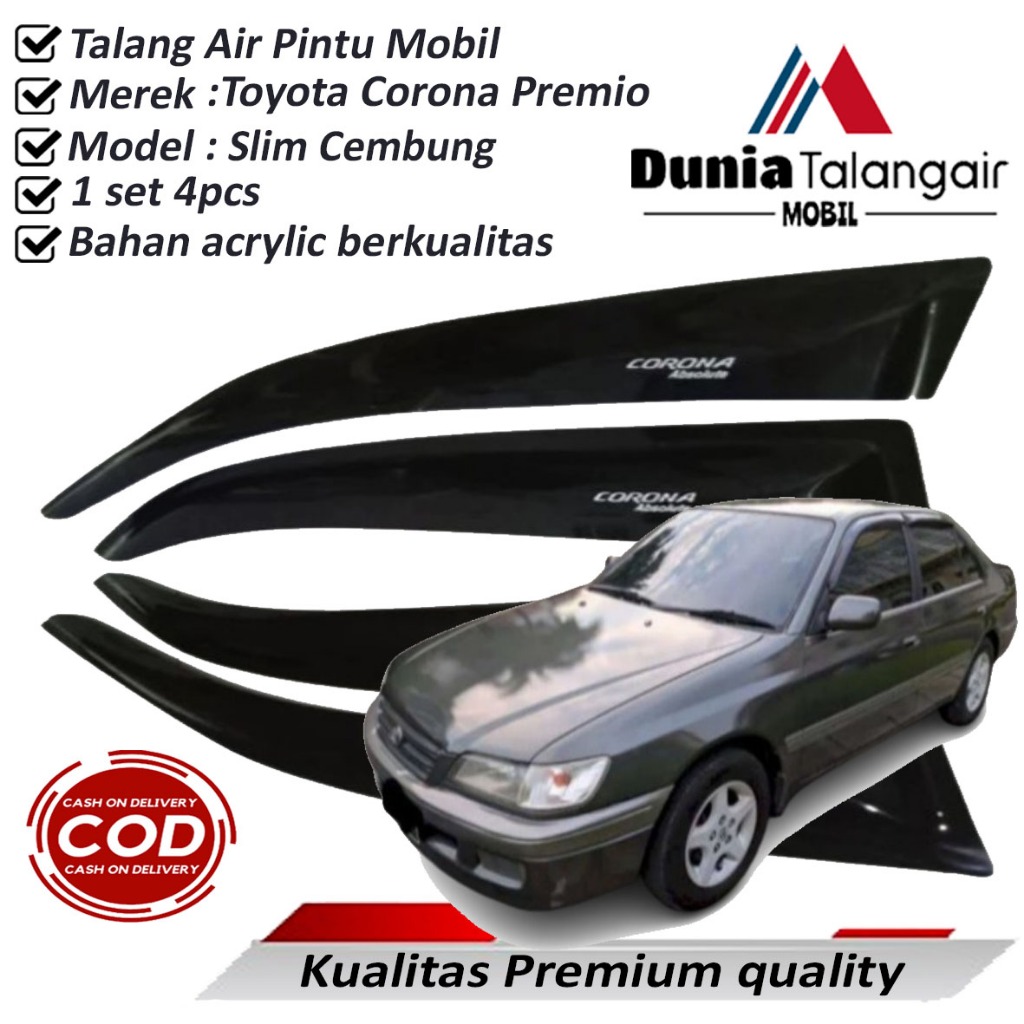 talang air mobil Toyota Corona Premio thn 1996 2001 Premium Quality Harga 200,000 rupiah*Gratis Ongkir
