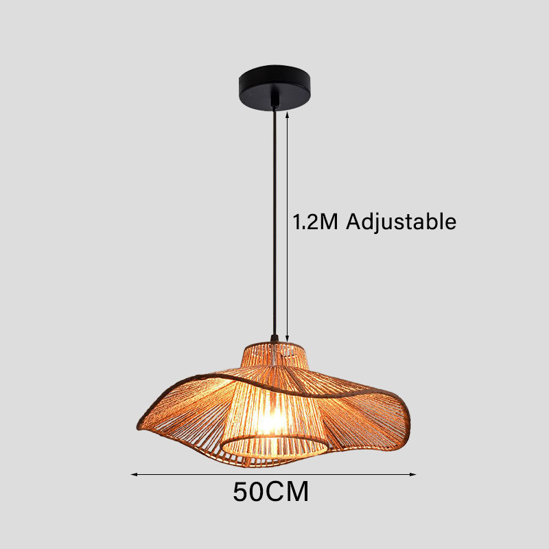 Đèn Chùm Mây Bohemian Dệt Tay Mặt Dây Chuyền Âm Trần Thích Hợp Cho Nhà Bếp Phòng Ăn Phòng Khách Và Phòng Ngủ
