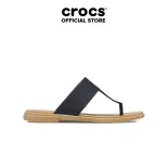 Dép Xỏ Ngón Nữ Crocs Tulum - Black