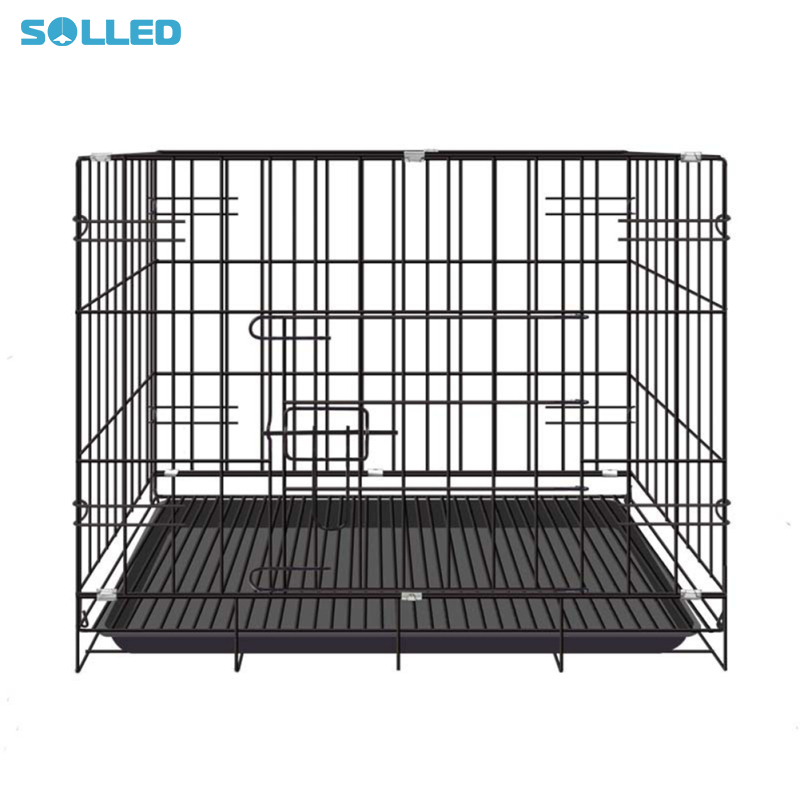 Dog Crate, Heavy Duty Dog Crate With Iron Wire, Washable Removable Tray, Handle, Household Dog Cage For Home, Living Room, Apartment, No Edges ราคา 602 บาท*ส่งฟรี