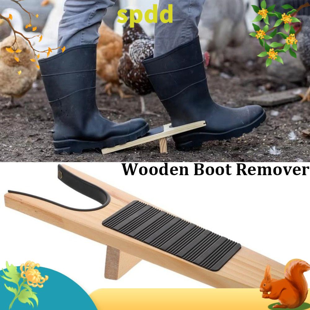 SPDD Bằng gỗ Cây đẩy ủng bằng gỗ Cực kỳ rộng Không cần cúi người Công cụ gỡ bỏ boot Cao cấp Dễ dàng Dụng cụ  ủng dành cho ủng cao bồi