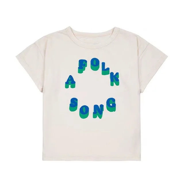 [polls] BC 24ss Kids Tees for Boys Girls Cute Print Short Sleeve T Shirts Baby Child Cotton Tops Clothing Outwear ราคา  23,600 บาท*ส่งฟรี