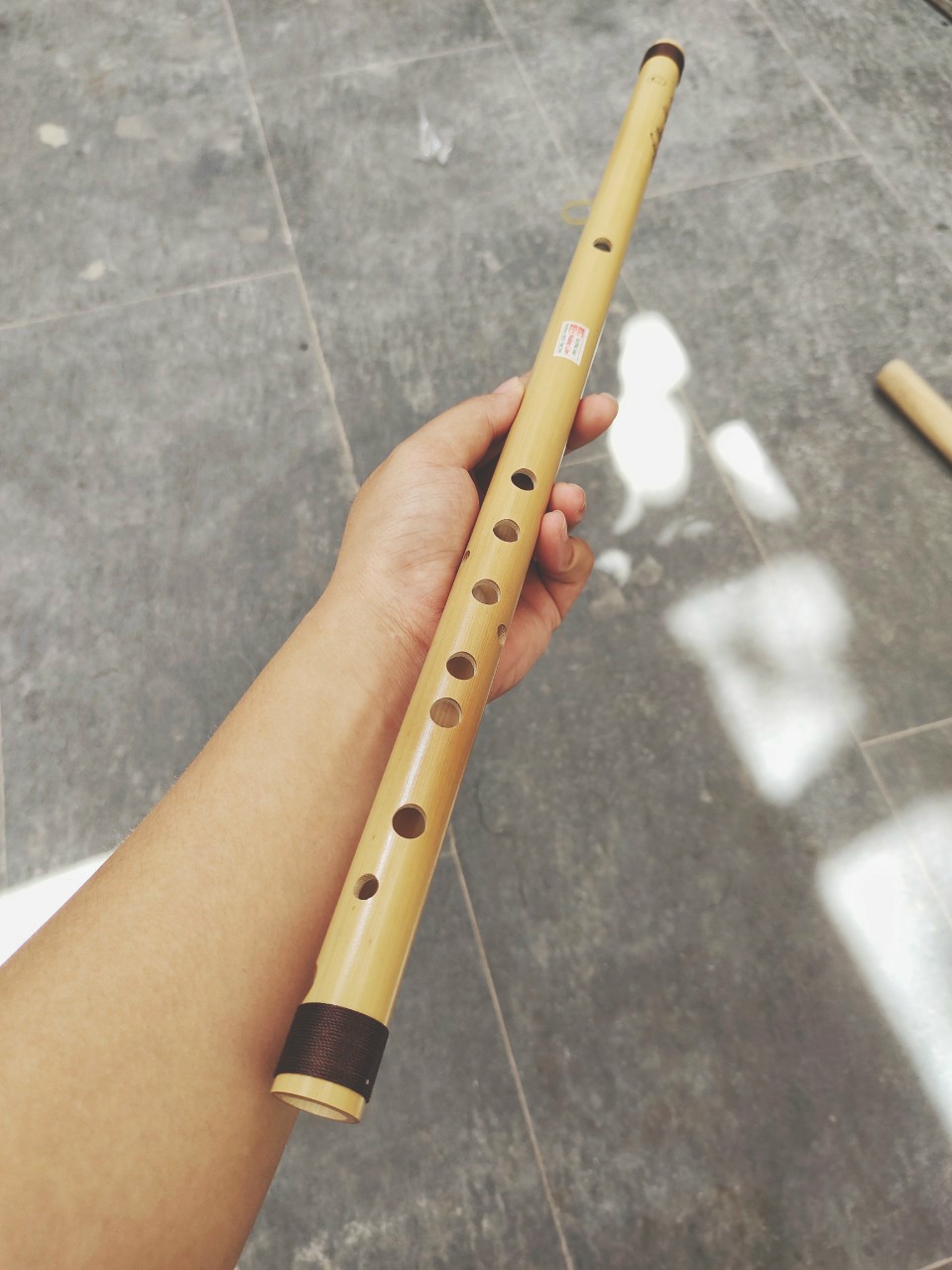 Sáo Trúc Hoàng Lâm HL20 Chất Âm Tuyệt Vời - 10 Lỗ, Cơ Bản, Tone Đô C5 Xưởng Sáo Hoàng Lâm