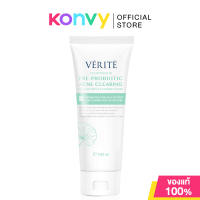 Verite Clear Smooth Pre-Probiotic Acne Clearing Oil Control Cleansing Foam 100ml เวอริเต้ โฟมล้างหน้า