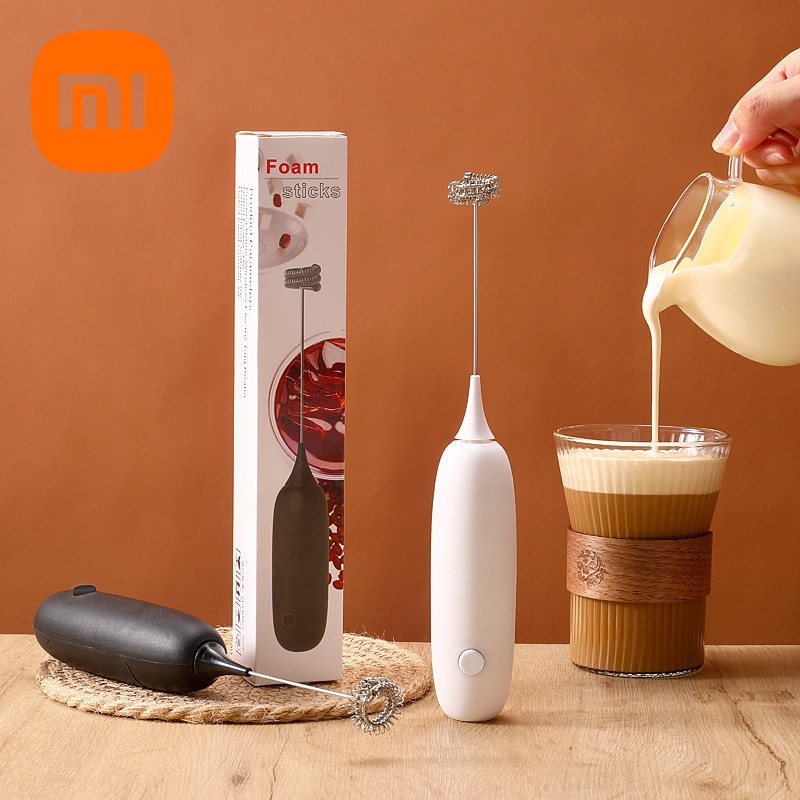 Xiaomi Mijia Portable Rechargeable Electric Milk Frother High Speeds Drink  Mixer Coffee Frothing Wand Whisk Cappuccino - AliExpress