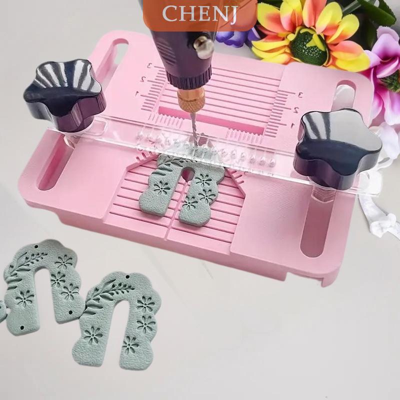 [COD] CHENJ เครื่องมือเจาะต่างหูดินโพลิเมอร์สำหรับเจาะรูลูกปัดดินเหนียวการออกแบบตำแหน่งทนต่อการสึกหรอสำหรับการทำเครื่องประดับแบบทำเอง ราคา 266 บาท*ส่งฟรี