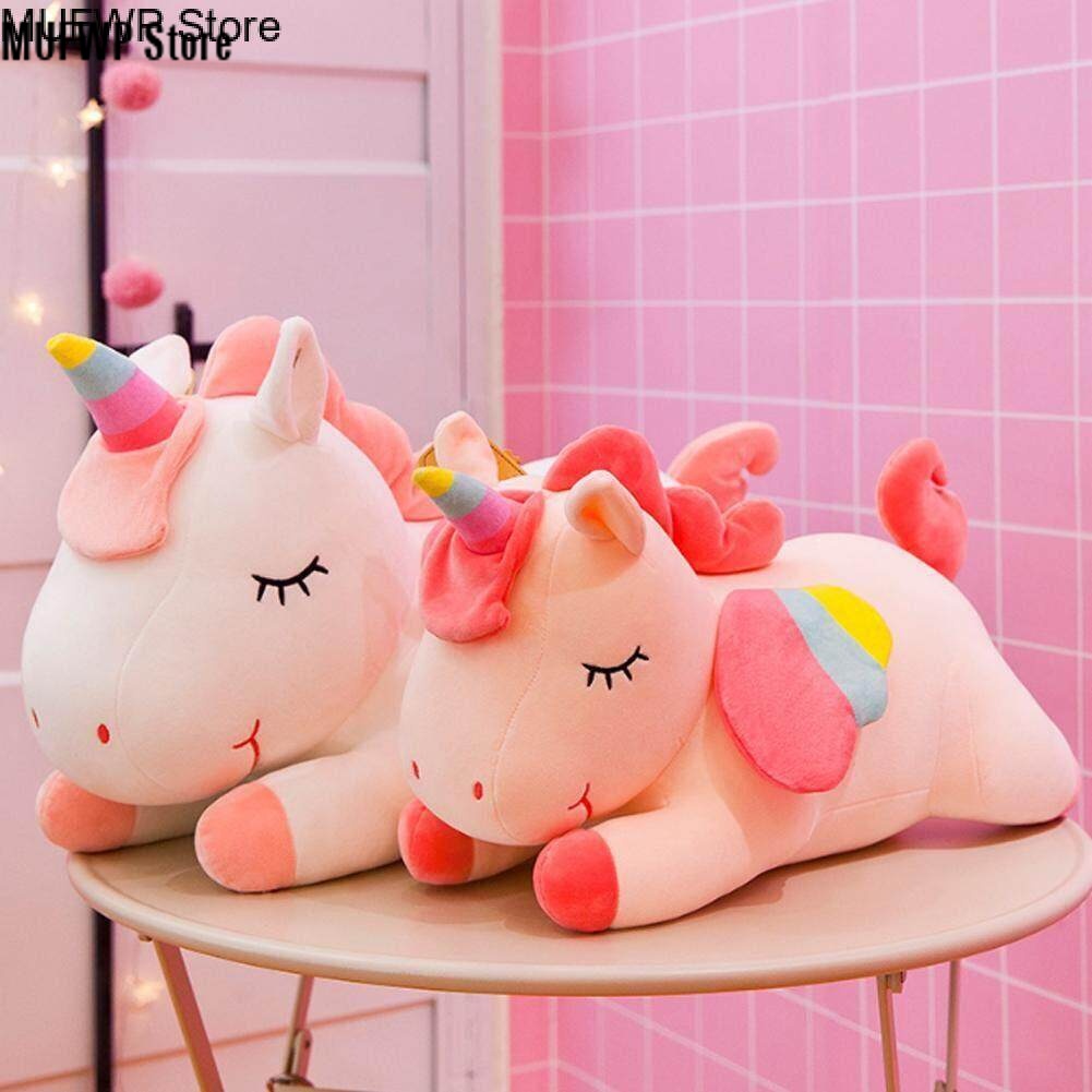 MUFWP Store 30cm Kawaii Unicorn Plush Toy Soft Stuffed Unicorn Soft Dolls Animal Horse Toys For Children Girl Pillow Birthday Gifts