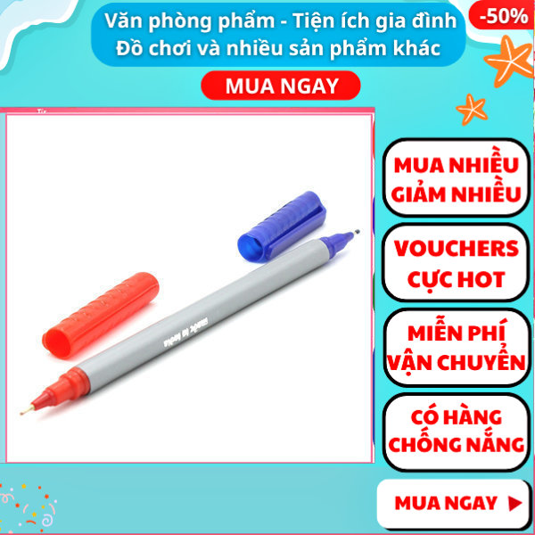 Bút nước 2 màu mực xanh đỏ , Bút mực gel 2 đầu xanh đỏ tiện lợi, Bút gel nước 2 đầu mực xanh đỏ , Bút 2 đầu mực xanh đỏ cao cấp , Bút gel văn phòng 2 màu mực xanh đỏ ,đồ dùng học tập, Gift Love