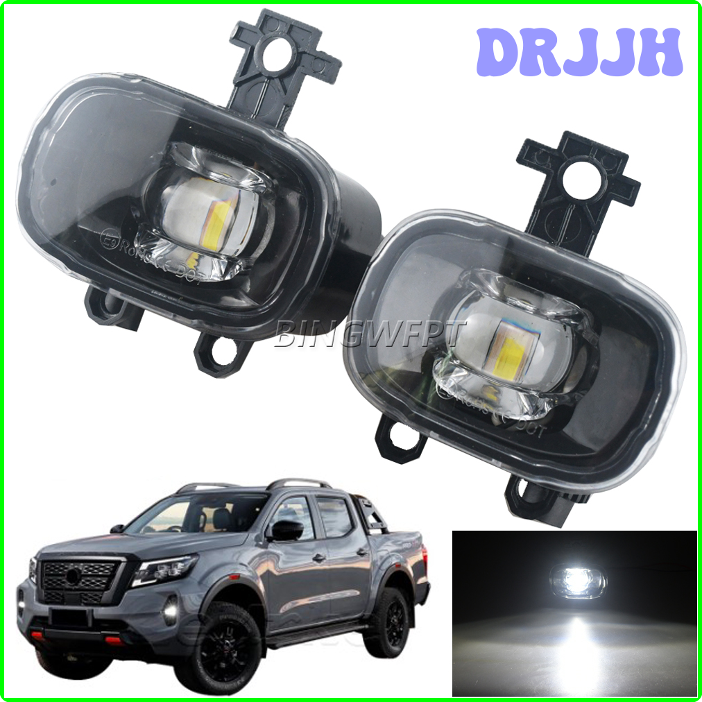 thumbnail image 2 of LED DRL + Fog Light Kit – Nissan Navara NP300 2015-2019 – H11, 55W, 12V, Chrome Housing 2 of 4