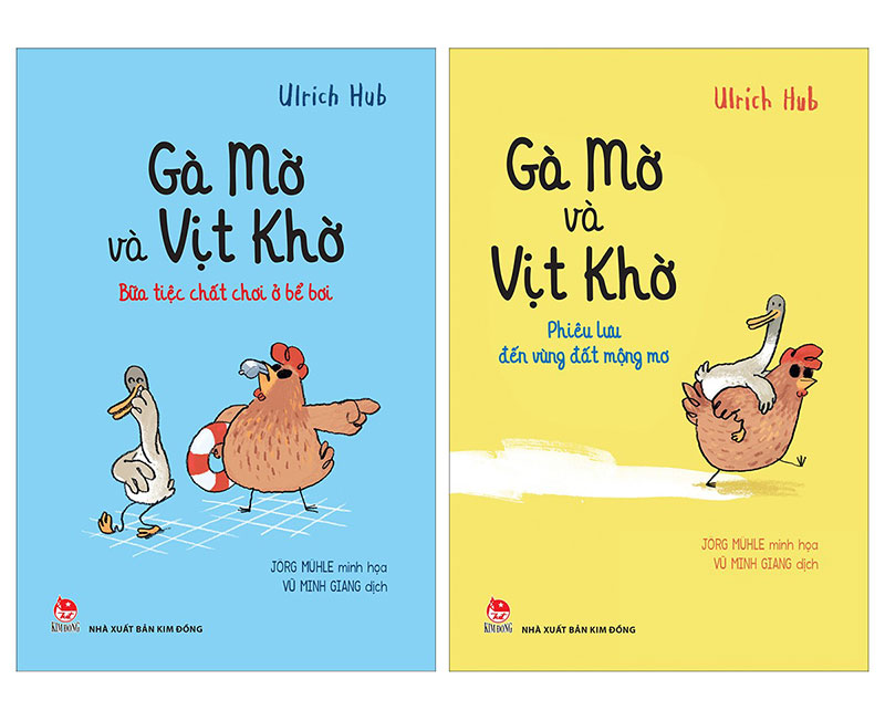Combo Gà Mờ và Vịt Khờ (2 quyển) - Kim Đồng