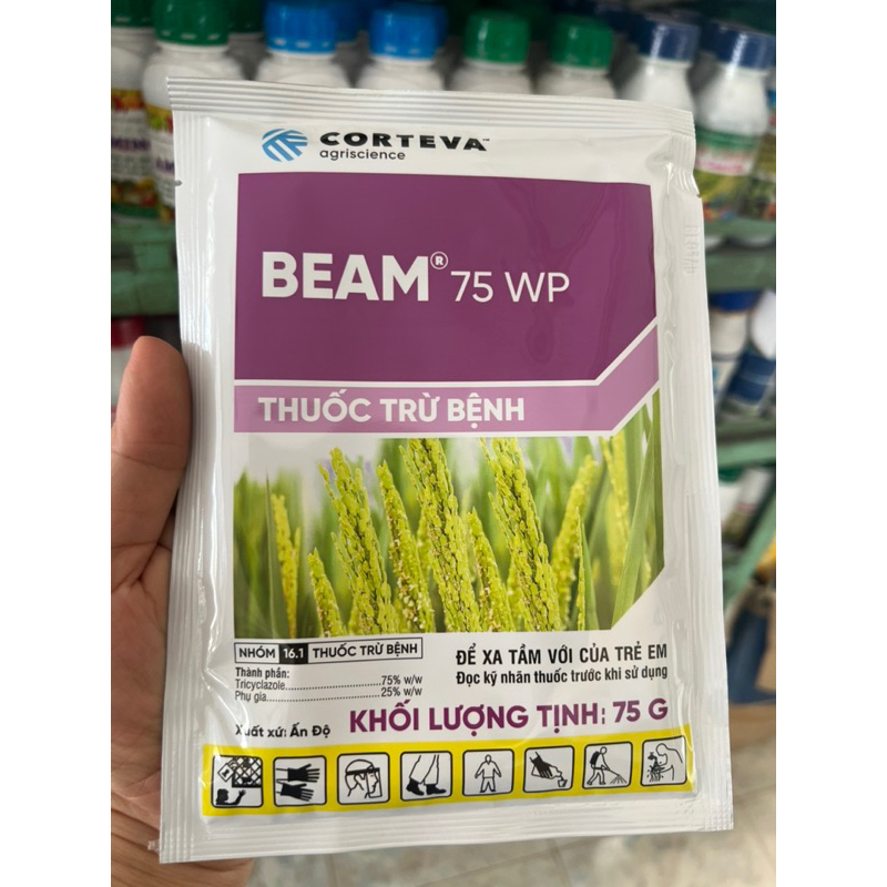 BEAM 75WP gói 75g chuyên trừ đạo ôn lá  đạo ôn cổ bông