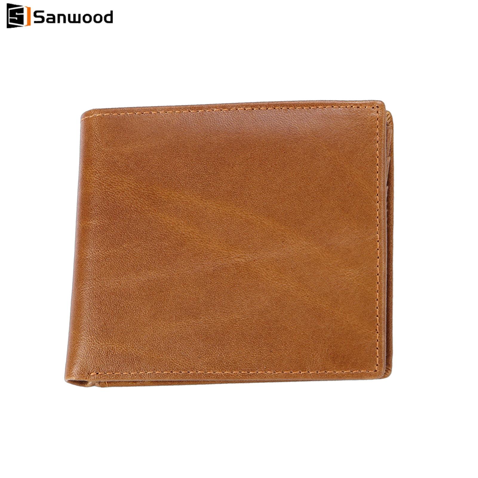 อุปกรณ์ไอทีและแก็ดเจ็ต Sanwood Rfid Blocking Men Wallet Anti-Theft Wallet Men Rfid Blocking Men's Wallet Vintage Faux Leather Bi-fold with Id Window Coin Pocket Anti-theft Credit Card Holder Portable Slim Wallet for Travel ราคา 580 บาท*ส่งฟรี