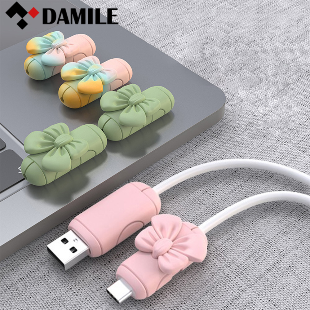 Damile loại USB bảo vệ sạc silicon mềm cp23/bảo vệ cáp bảo vệ dây dòng dữ liệu/Vỏ bảo vệ cuộn quấn dây cáp cho cáp sạc Android bảo vệ